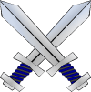 Crossed swords
